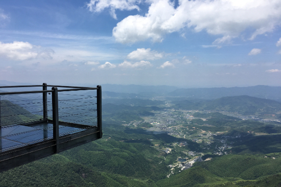 武功山玻璃眺台图片