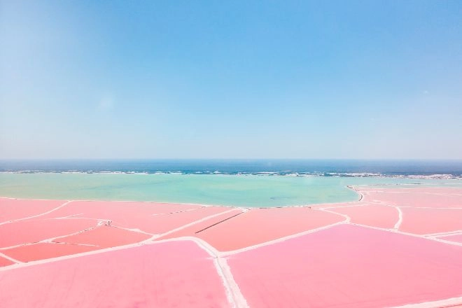 粉紅湖