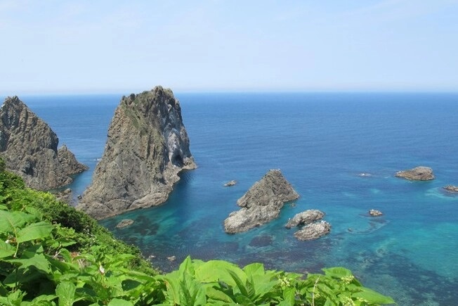 積丹半島~黃金岬(乘坐水中展望船)
